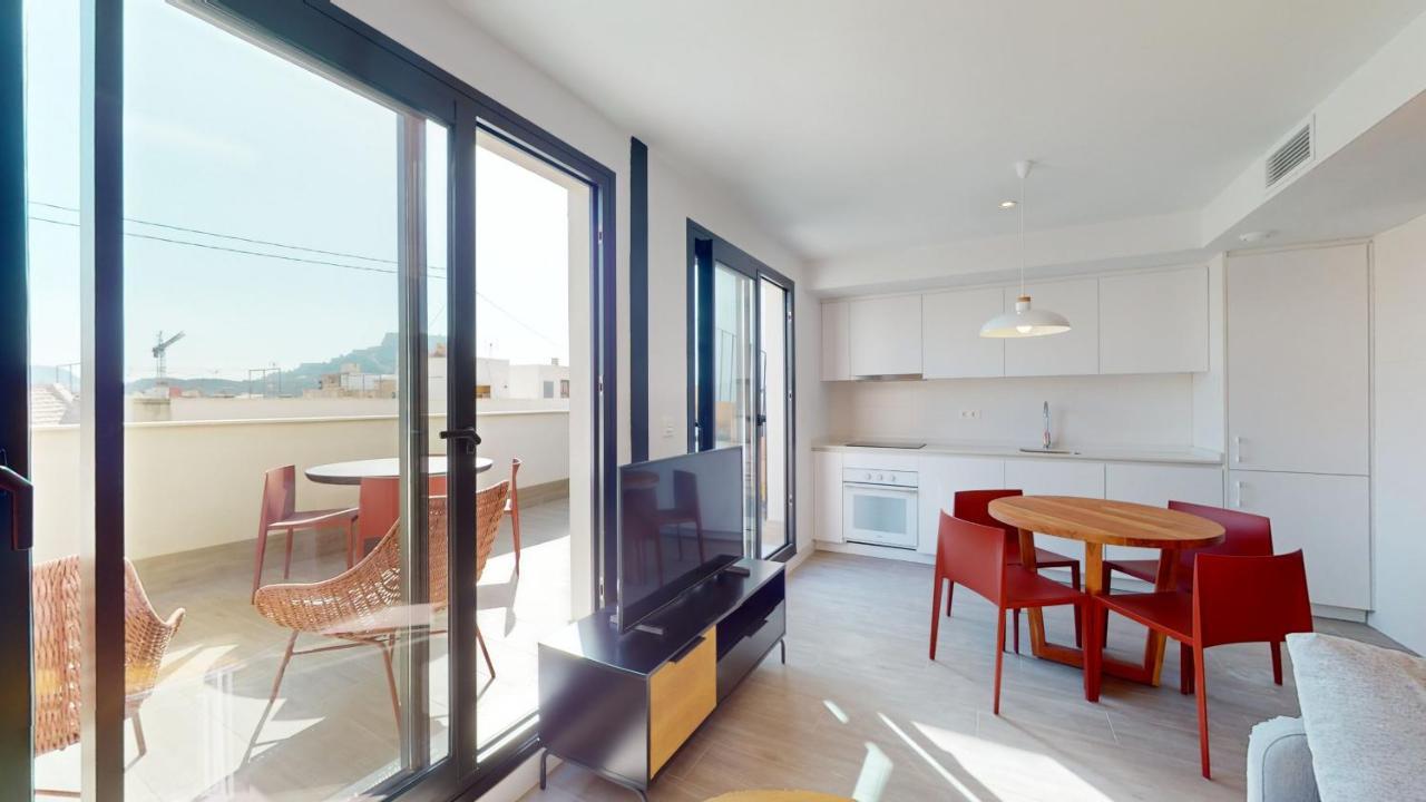 Alicante Colorful Penthouse Center 5C公寓 外观 照片